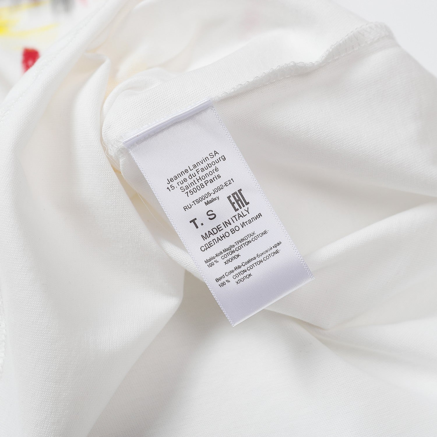 LANVIN Splash Ink T-shirt