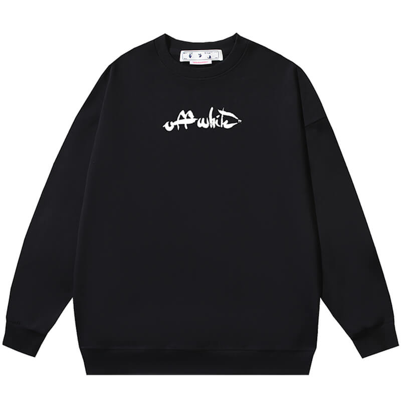 OFF-WHITE Paint Arrow Slim Sweatshirts