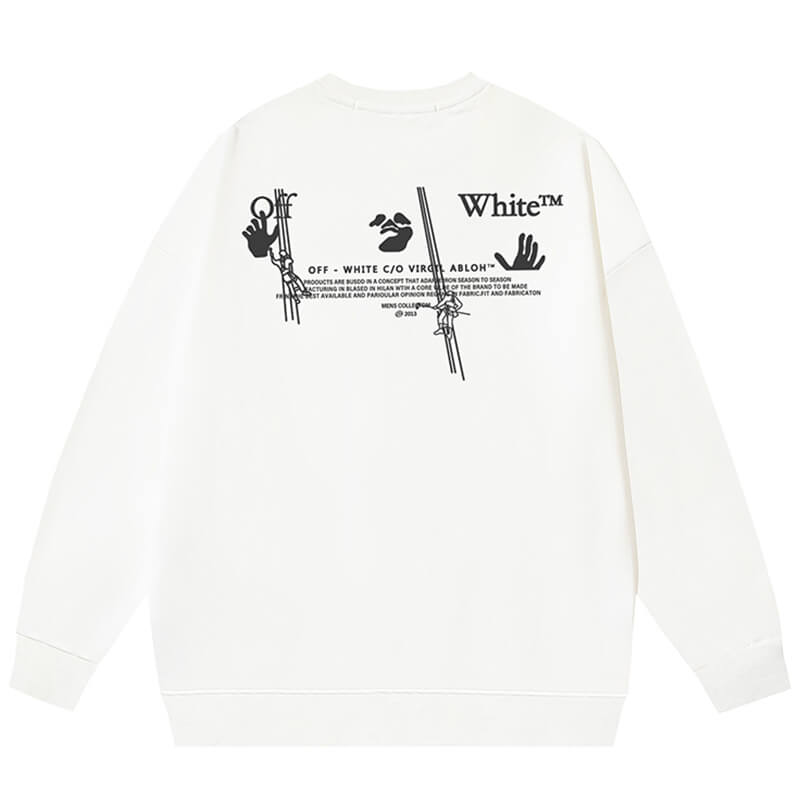 OFF-WHITE Logo Workers Sweatshirts