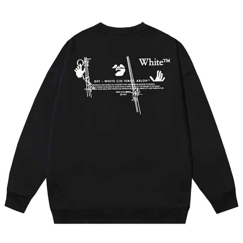 OFF-WHITE Logo Workers Sweatshirts
