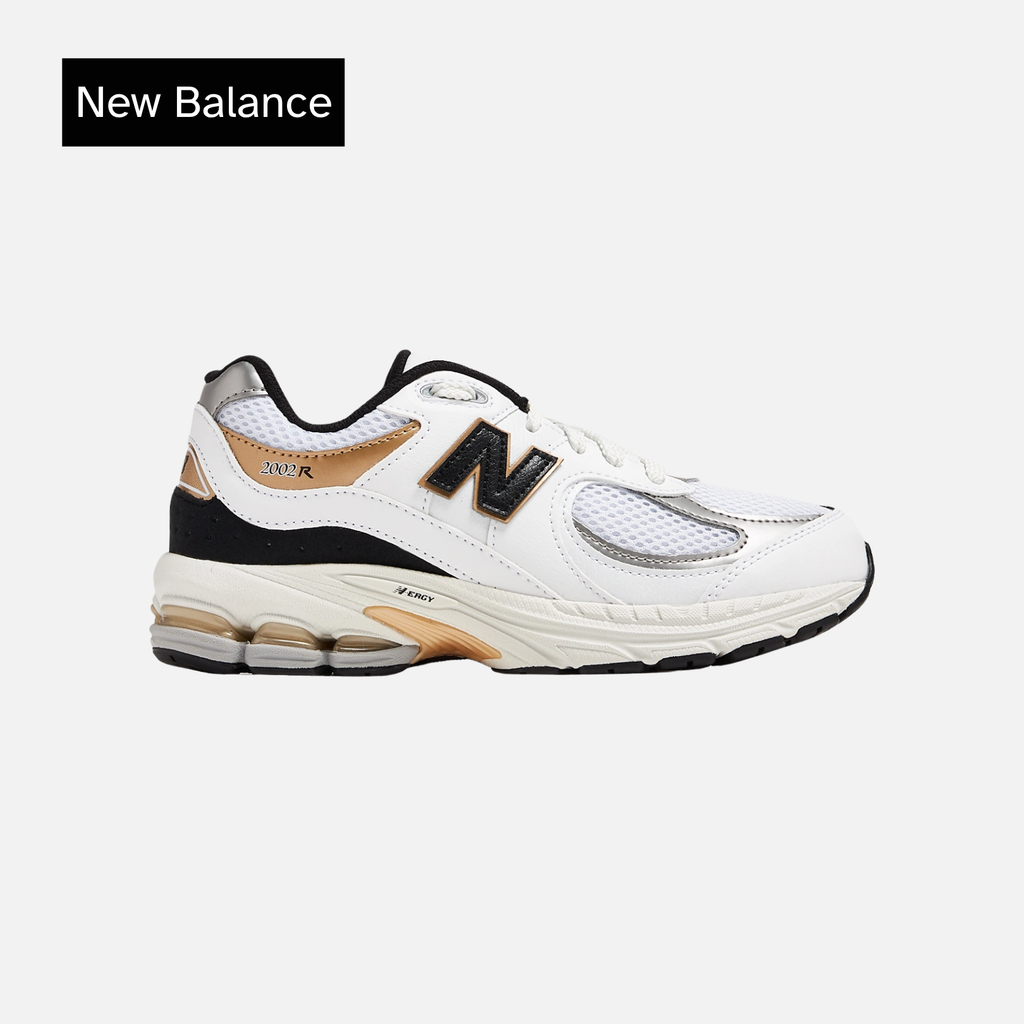 New Balance 2002R Big Kid 'White Black Gold'