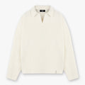 Represent Minimalist Solid Color Lapel Knit Sweater