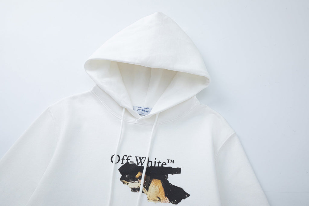Off-White Graphic-Print  Hoodies