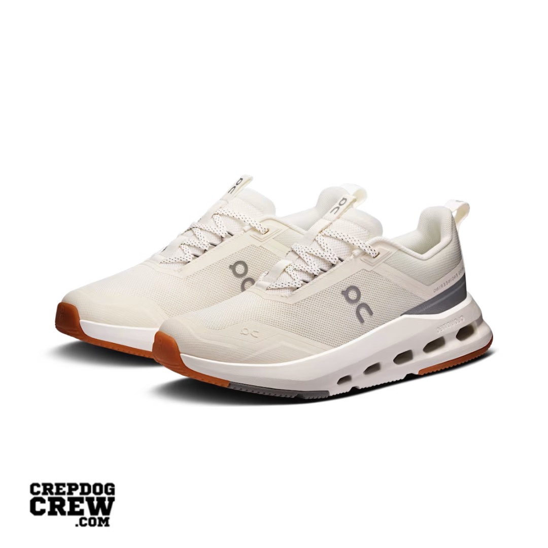 On Running Cloudnova Youth Ivory Apollo