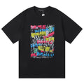 Purple Brand Pattern Print T-Shirt