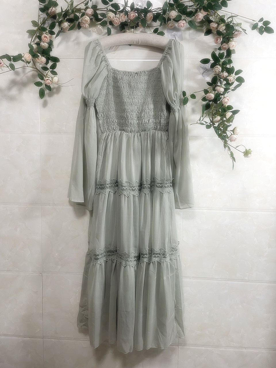 Sakura Matcha Fairycore Dress