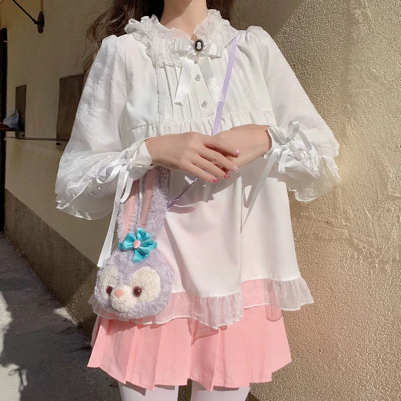 Cameo Bow Lolita Blouse