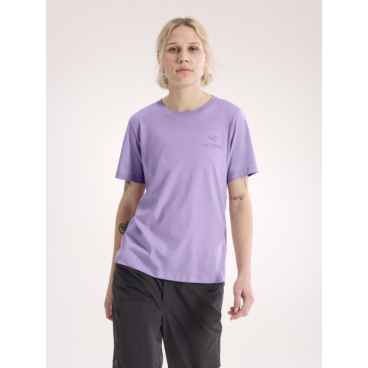 Arctery'x Women's Kragg SL Cotton Emblem Crew Shirt SS