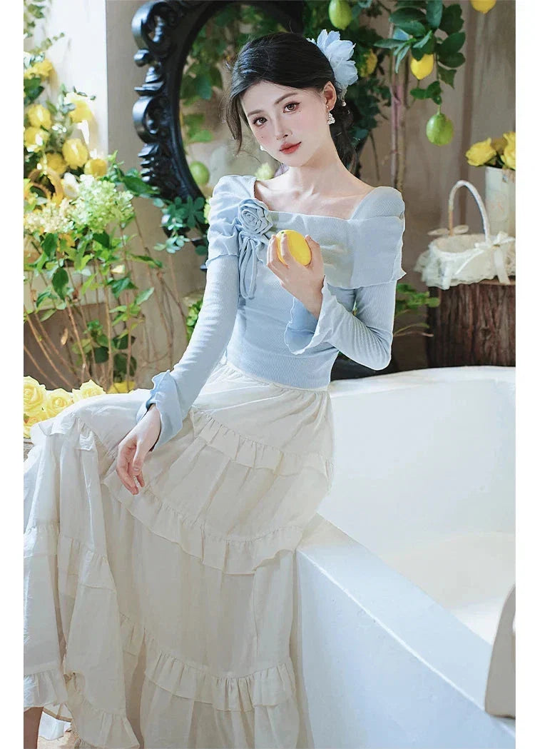 Anastasia Romantic Faircycore Princess 2-Piece Set