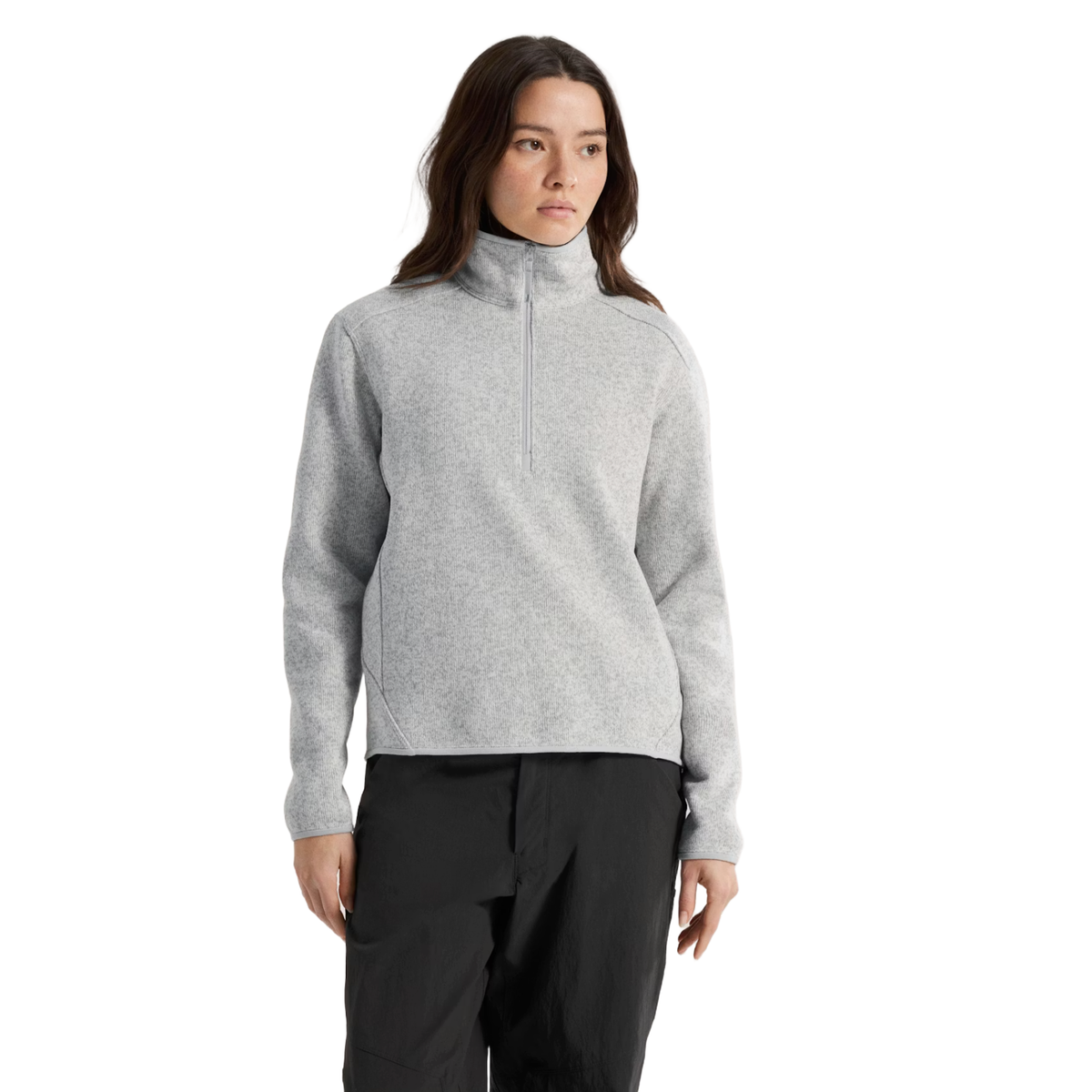 Arc'teryx Women's 1/2 Covert Zip Neck in Atmos Heather II