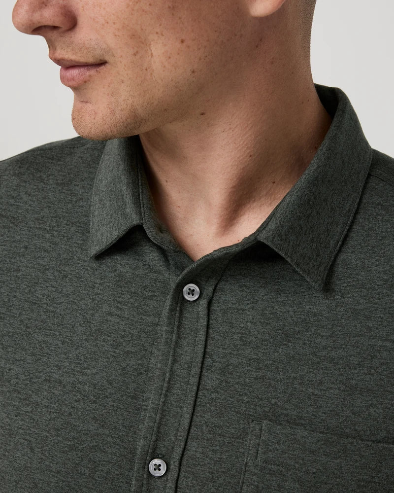 Vuori Men's Short Sleeve Ponto Button Down Shirt