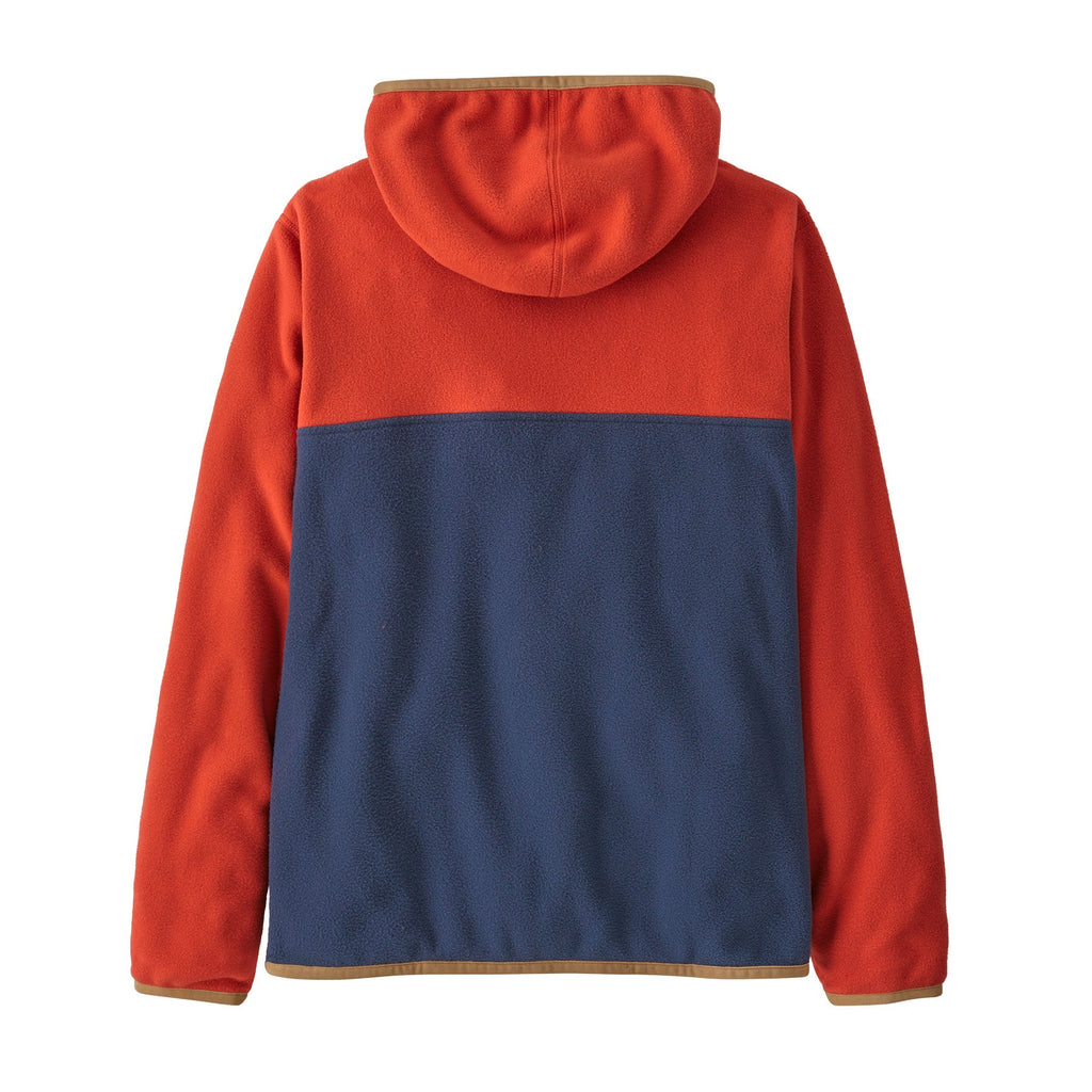 Patagonia Kids' Micro D® Snap-T® Fleece Jacket in New Navy w/ Madder Red