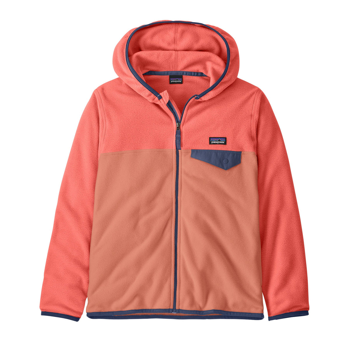Patagonia Kids' Micro D® Snap-T® Fleece Jacket in Moment Pink