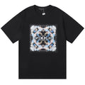 Purple Brand Logo Pattern Print T-Shirt